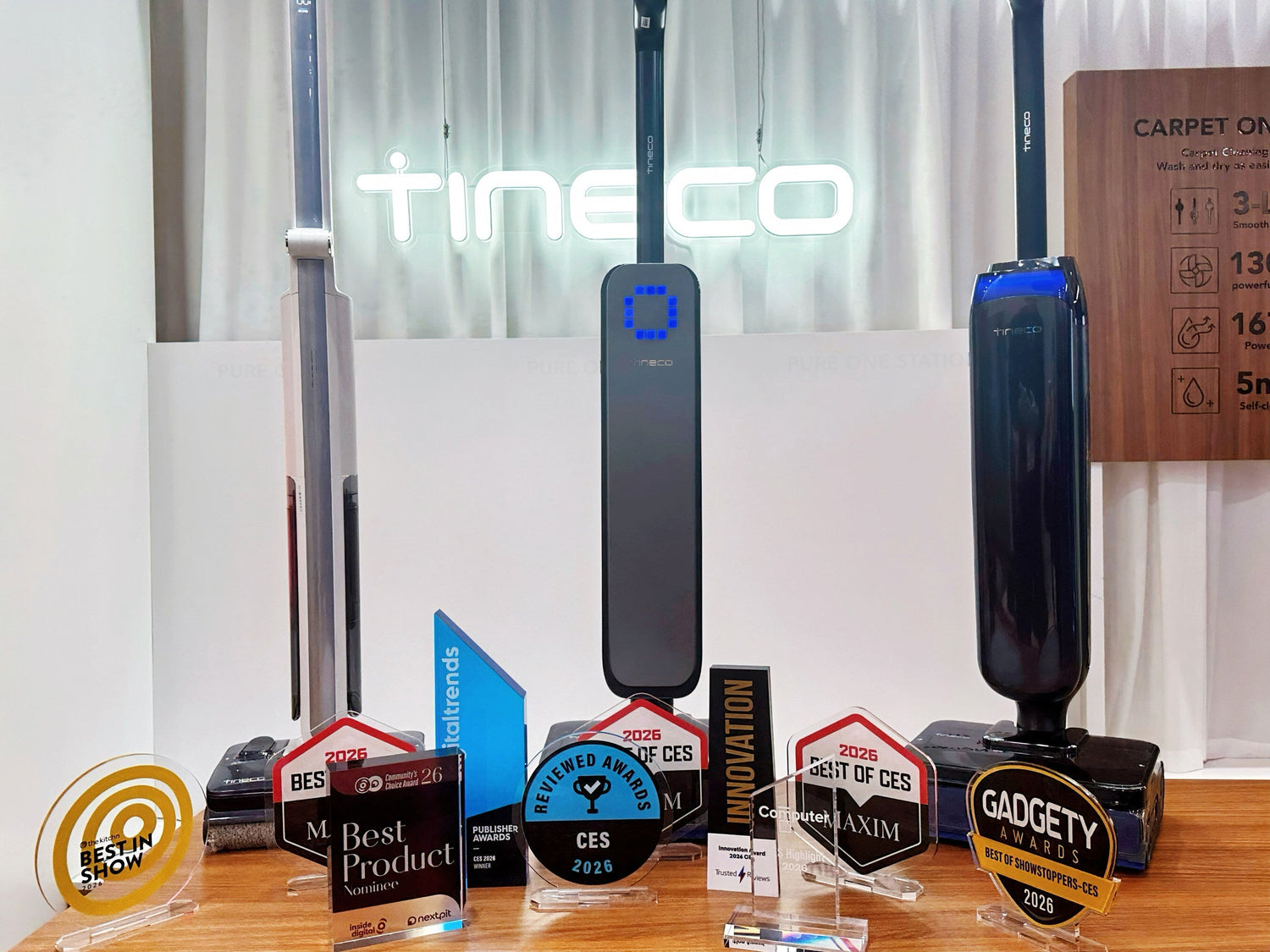 Tineco’s Modern Living Vision Earns International Recognition at CES 2026